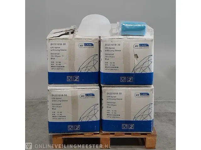 7x doos hygienische schorten en 15x gezichtsscherm - afbeelding 1 van  9