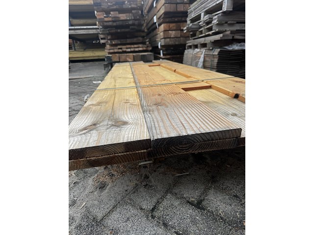 7x douglas plank , 2,8 x 24,5 x 300 cm - afbeelding 2 van  2