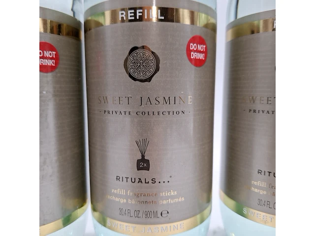 7x fles kamerparfum, 900ml, rituals, sweet jasmine refill - afbeelding 3 van  6
