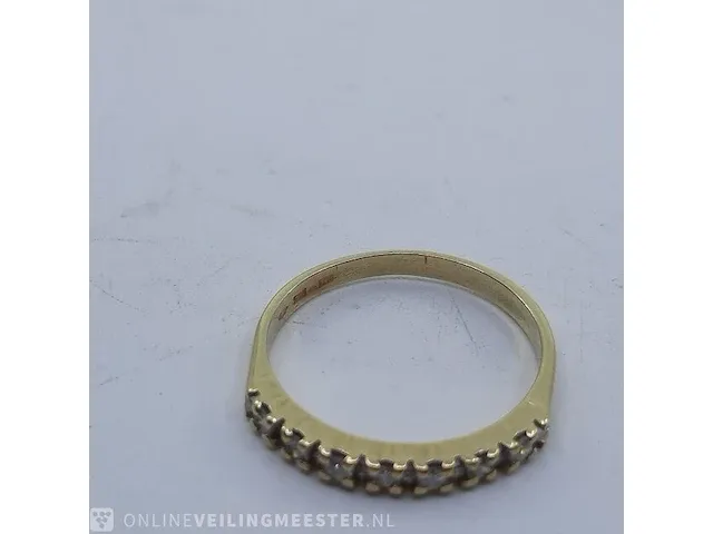 7x gouden ring, 14 karaats - afbeelding 4 van  14