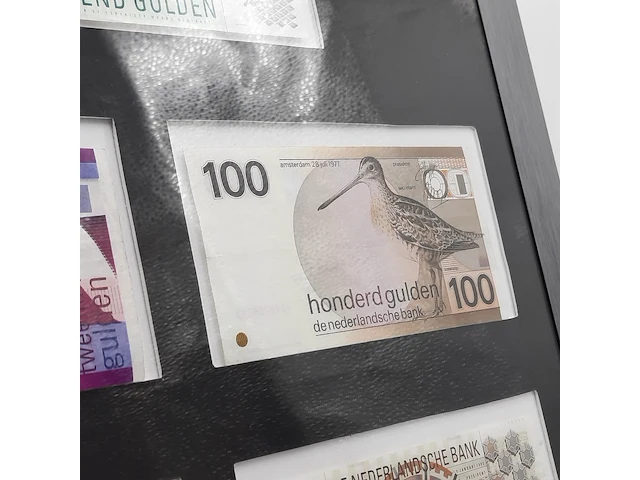 7x guldenbiljet in lijst - afbeelding 5 van  6