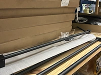 7x handdoekenrek zwart 60 cm - afbeelding 4 van  4