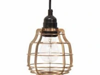 7x hanglamp hk living, vaa1043p, brass/zwart - afbeelding 2 van  3