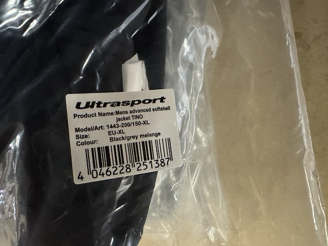 7x heren softshell jas maat xl ultrasport advanced - afbeelding 5 van  5