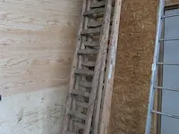 7x houten ladder met 2x aluminium ladder, diverse soorten - afbeelding 3 van  5