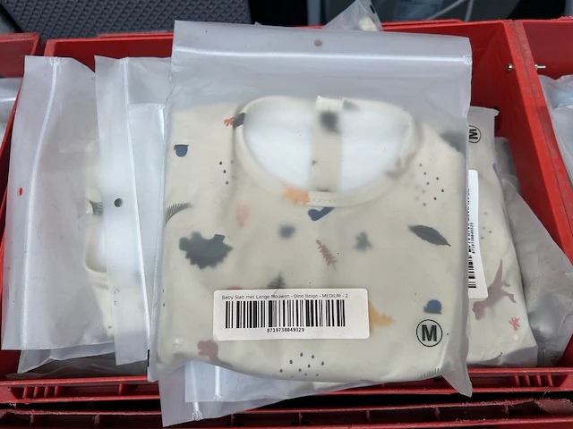 7x inhoud krat w.o. baby slab met lange mouwen - afbeelding 6 van  10