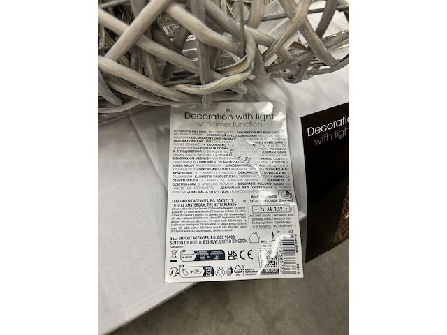 7x kerstartikelen w.o. kerstboom en kerstverlichting - afbeelding 6 van  9