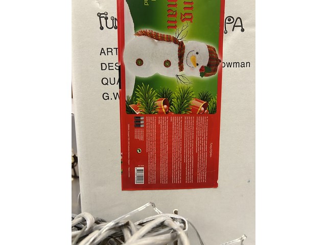7x kerstartikelen w.o. kerstboom en kerstverlichting - afbeelding 7 van  9