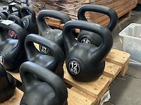 7x kettlebell (4kg, 6kg, 8kg, 10kg, 12kg, 14kg, 16kg) - afbeelding 2 van  4