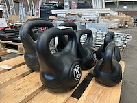 7x kettlebell (4kg, 6kg, 8kg, 10kg, 12kg, 14kg, 16kg) - afbeelding 3 van  4