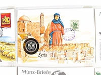 7x münz-briefe diverse landen - afbeelding 4 van  8