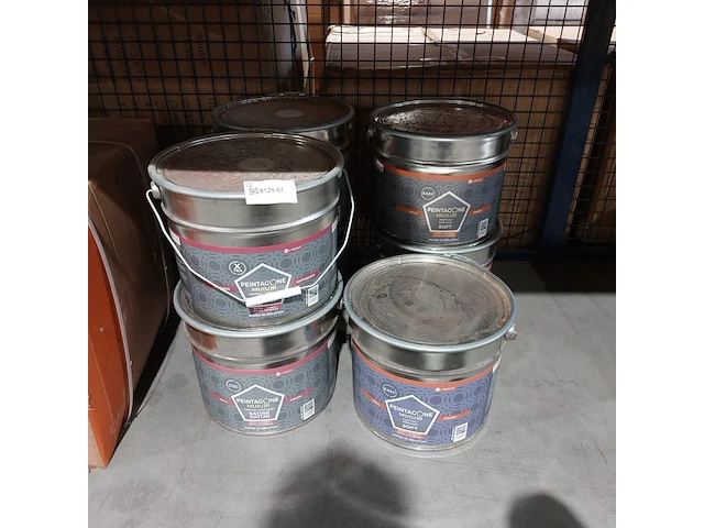 7x muurverf soft en satijn 10l, peintagone - afbeelding 1 van  5