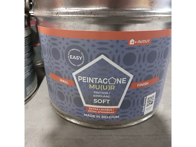 7x muurverf soft en satijn 10l, peintagone - afbeelding 2 van  5