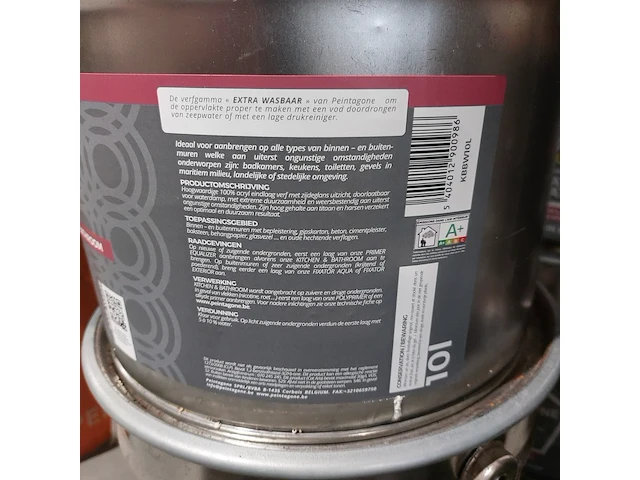 7x muurverf soft en satijn 10l, peintagone - afbeelding 5 van  5