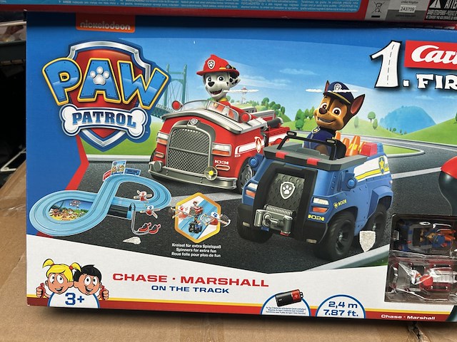 7x racebaan paw patrol/mario kart carrera - afbeelding 4 van  6