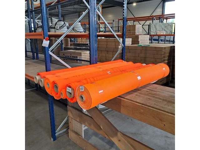 7x rol high visability-stof assorti, oranje - afbeelding 1 van  7