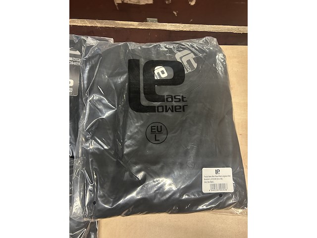 7x set van 5 shirts met lange mouwen maat l, lower east, zwart - afbeelding 2 van  3