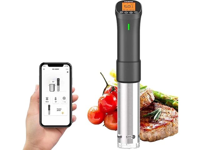 7x sous vide cooker - sous vide stick - 1000w, inkbird - afbeelding 1 van  5