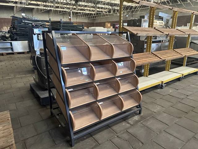 7x stelling voor bakkerij, winkel of magazijn - afbeelding 5 van  11