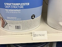 7x structure verf en pleisterverf wit in emmer - afbeelding 3 van  5
