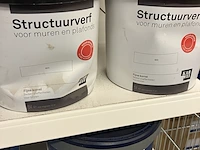 7x structure verf en pleisterverf wit in emmer - afbeelding 4 van  5