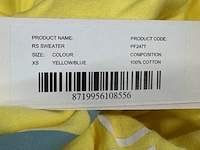 7x sweater rough studios, rs sweater, geel - afbeelding 4 van  4