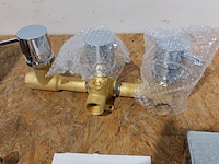 7x thermostatische chrome mengkraan 2 en 3-weg incl regendouche - afbeelding 5 van  10