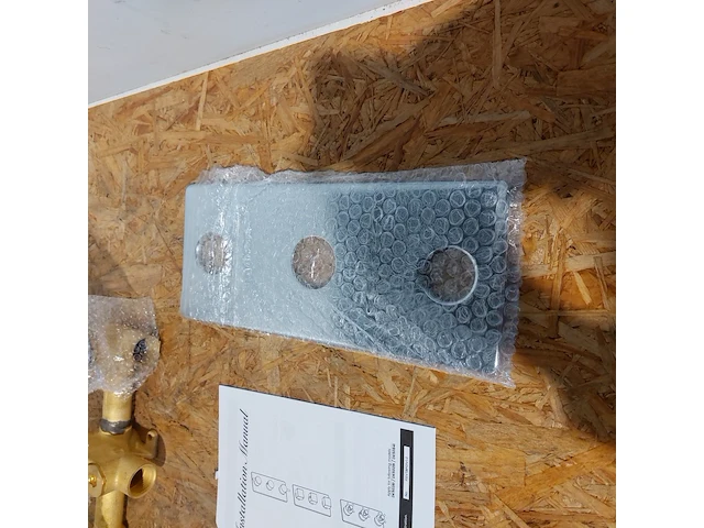 7x thermostatische chrome mengkraan 2 en 3-weg incl regendouche - afbeelding 6 van  10