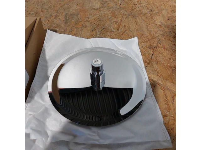 7x thermostatische chrome mengkraan 2 en 3-weg incl regendouche - afbeelding 9 van  10