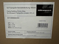 7x trampoline beschermrand 305 cm ultrasport - afbeelding 2 van  2