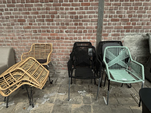7x tuinstoel - afbeelding 1 van  9