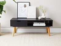 7x tv meubel, lifa living, venetië, zwart - afbeelding 2 van  4