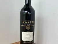 7x wijn goedverwacht, robertson valley, zuid afrika, cab. sauvignon 2015 (limited release, maxim) - afbeelding 1 van  3