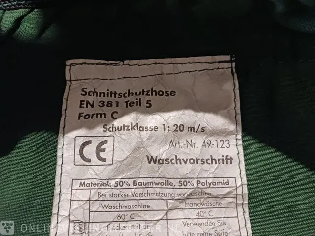 7x zaagbroek oa. sticomfort, stihl - afbeelding 11 van  16