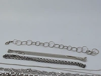 7x zilveren ketting en 1x armband - afbeelding 11 van  18