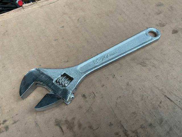 8”-200mm verstelbare moersleutel (6x) - afbeelding 1 van  5