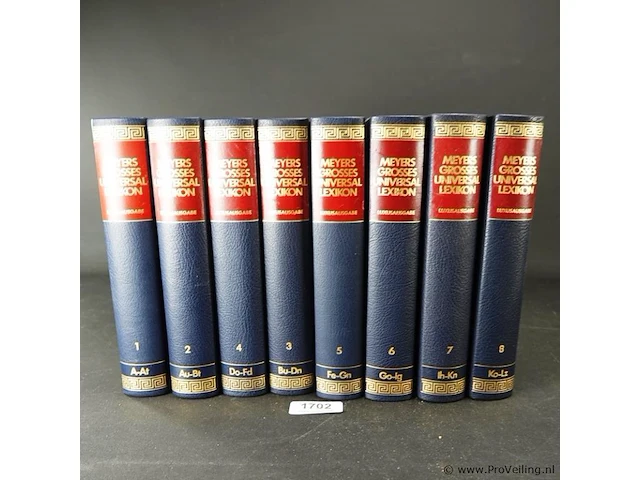 8 delen meyer grosses universal lexicon - afbeelding 1 van  5
