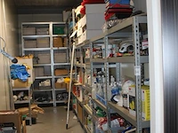 8-delige gegalvaniseerde magazijnstelling. afmeting 90 x 45 x 180 / 270 cm. let op: ophalen na 13.00u. - afbeelding 2 van  2
