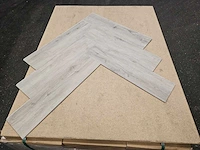 8 m2 pvc spc click visgraat met xps onderlaag - 610 x 150 x 5 mm - afbeelding 3 van  3