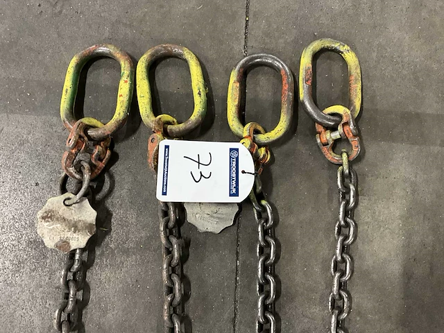 8 mm hijsketting (2x) - afbeelding 2 van  3