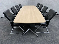 8 persoons lederen conferentieset 370x120 - afbeelding 12 van  27