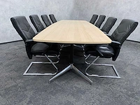 8 persoons lederen conferentieset 370x120 - afbeelding 13 van  27