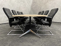 8 persoons lederen conferentieset 370x120 - afbeelding 14 van  27