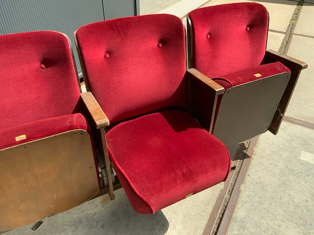 8 theaterstoelen - afbeelding 3 van  12