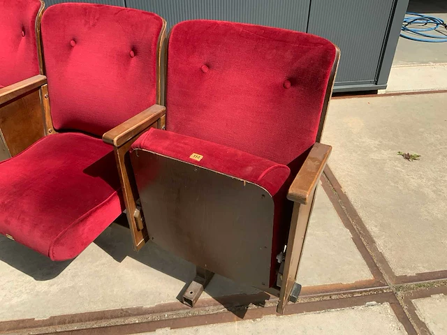 8 theaterstoelen - afbeelding 4 van  12