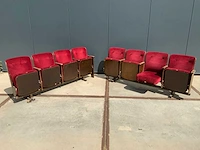 8 theaterstoelen - afbeelding 1 van  12
