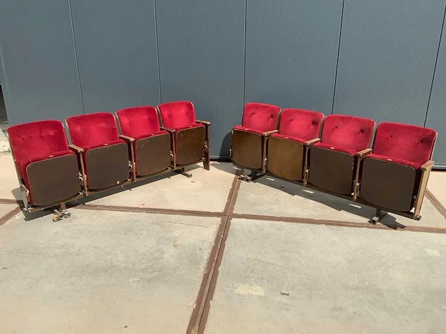 8 theaterstoelen - afbeelding 5 van  12