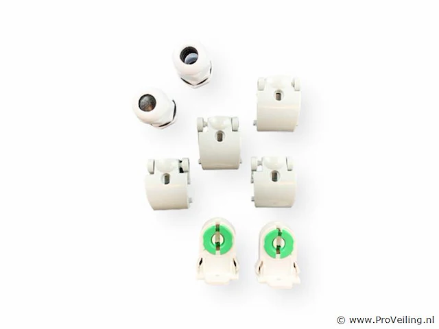 8 x dubbele tl armatuur 120cm – ip65 waterdicht – fluorescerend frame – binnen / buiten - afbeelding 4 van  6
