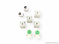 8 x dubbele tl armatuur 120cm – ip65 waterdicht – fluorescerend frame – binnen / buiten - afbeelding 4 van  6