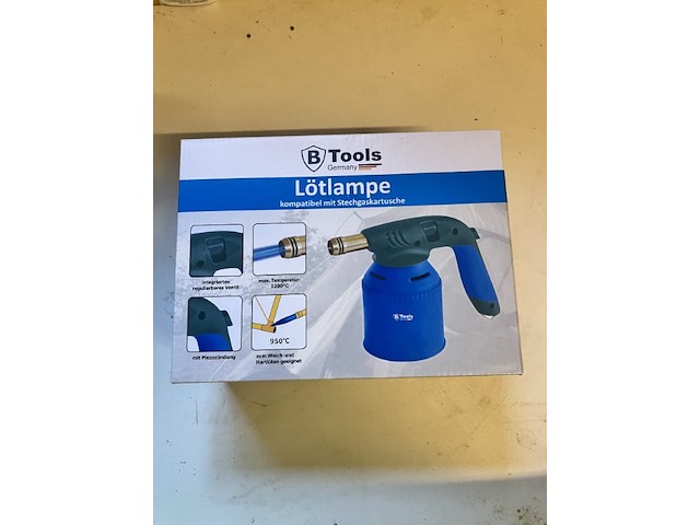 8 x gasbrander in doos gasbus niet meegeleverd - afbeelding 1 van  9